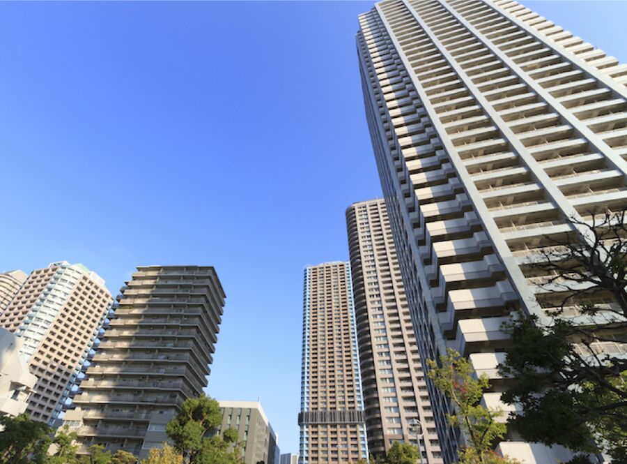 高層マンションの写真